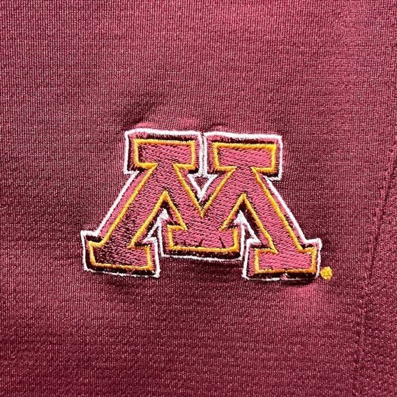 Minnesota Golden Gophers NCAA By KA Inc Mens Polo Shirt Burgundy Collar M - Picture 4 of 8